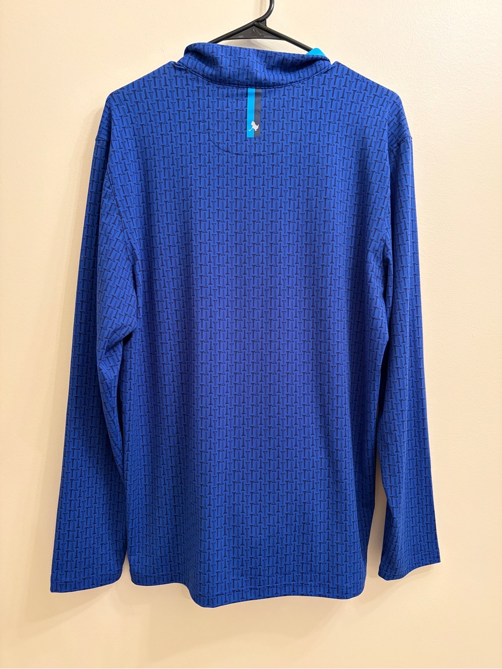 Birdie Bound Blue & Aqua Golf Half zip - Picture 6 of 6
